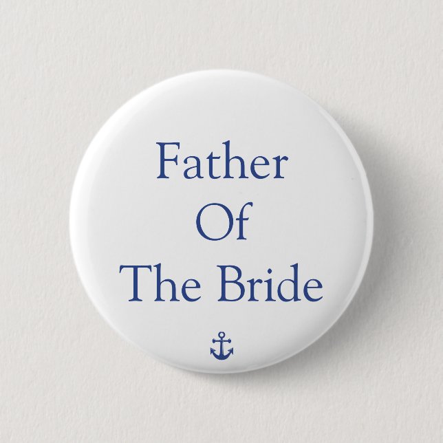 Far i Bride Nautical Buttons Knapp (Framsida)