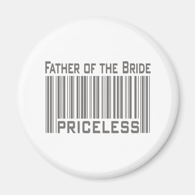 Far i Bride Priceless Magnet (Framsidan)