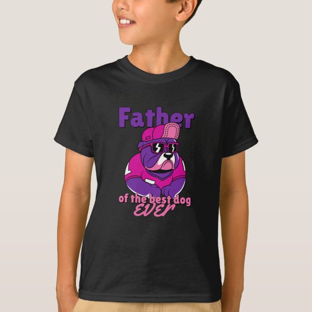 Far i den bästa hund någonsin t shirt (Framsida)