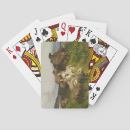 Får i en ängsmark (senast i augusti Friedrich Sche Casinokort