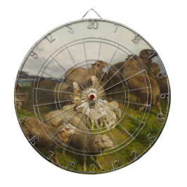 Får i en ängsmark (senast i augusti Friedrich Sche Darttavla