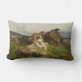 Får i en ängsmark (senast i augusti Friedrich Sche Lumbarkudde