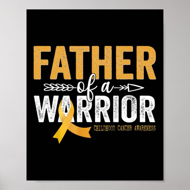 Far i en barncancersjukdom - Ribbon Onco Poster (Framsidan)