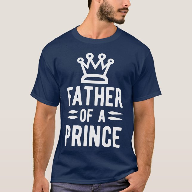 Far i en prinsretro t shirt (Framsida)