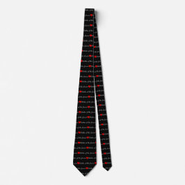 Far i Groom Black Hearts Neck Tie Slips