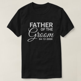 Far i Groom Bröllopsfest Matching Family T Shirt