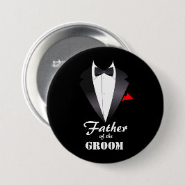 Far i Groom med Tuxedo Shirt - Knapp
