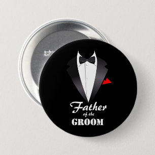 Far i Groom med Tuxedo Shirt - Knapp