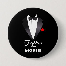 Far i Groom med Tuxedo Shirt - Knapp