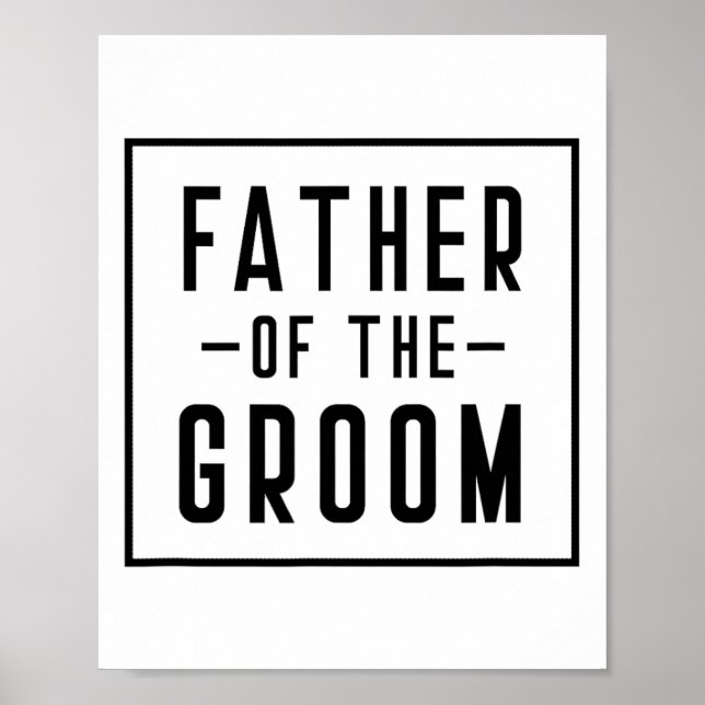 Far i Groom - Pappa Poster (Framsidan)