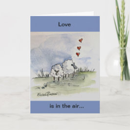 Får i kärlek helgkort