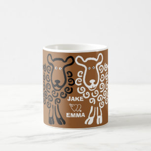Får i kärlek - Jake kärlek Emma Kaffemugg