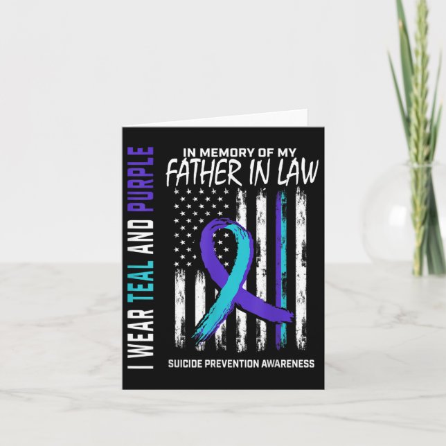 Far i Law Suicide Awareness Prevention America Kort (Framsida)