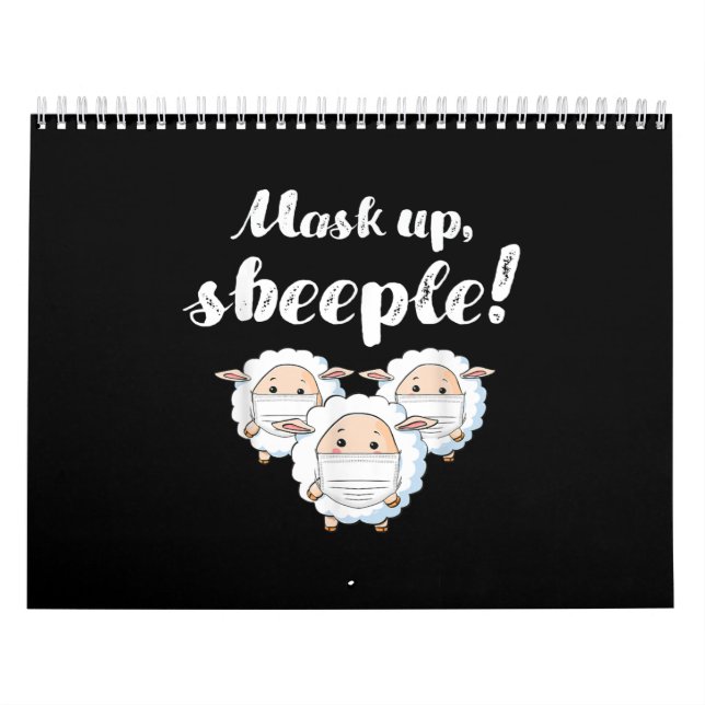 Får i mask | Djur älskare Perfekt Gift Kalender (Omslag)
