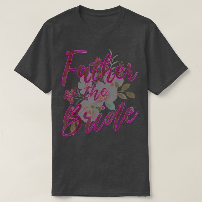 Far i Möhippan Bride Matching Family Bröllop T Shirt (Design framsida)