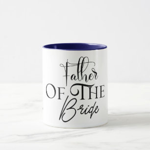 Far i Personligen Bride Flowing Script Mugg