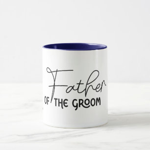 Far i Personligen Groom Flowing Script Mugg