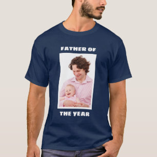 Far i Personligens Anpassningsbar Fotopappa T Shirt