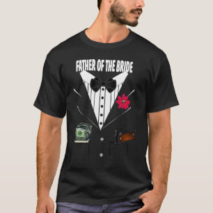Far i rehearsal-gruppen Bride Tuxedo Bröllop T Shirt