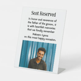 Far i skyltsignalen Groom Bröllop