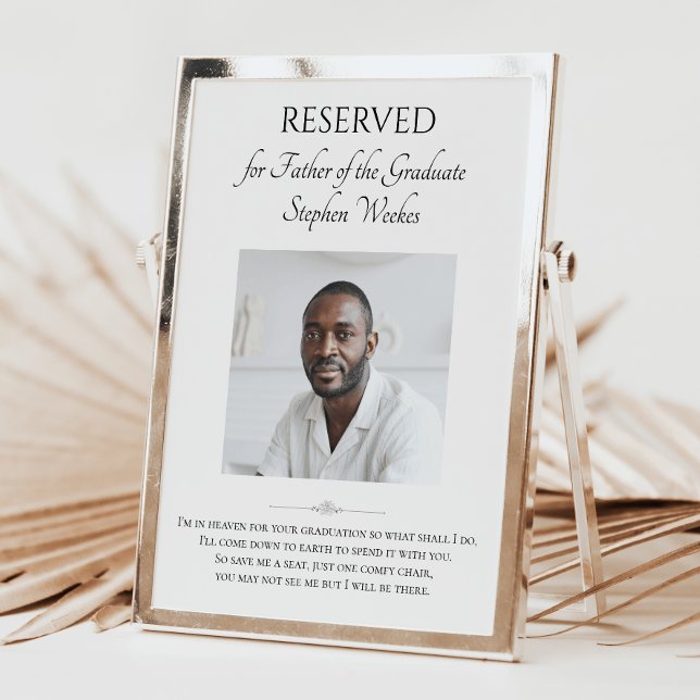 Far i Student Dikt med fotominnesmärke Poster (Skapare uppladdad)