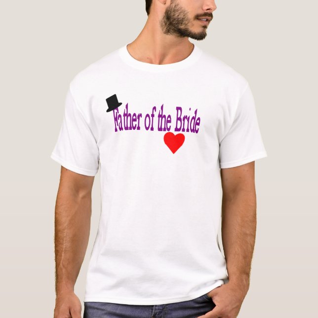 Far i top hat hjärta tee (Framsida)