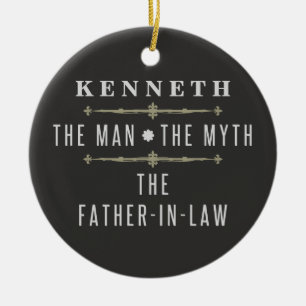 Far-in-law människan myth julgransprydnad keramik