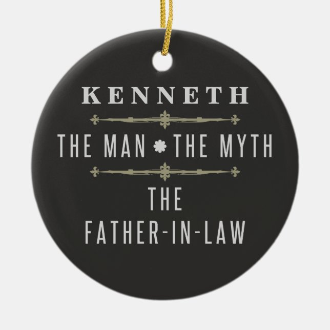 Far-in-law människan myth julgransprydnad keramik (Framsidan)