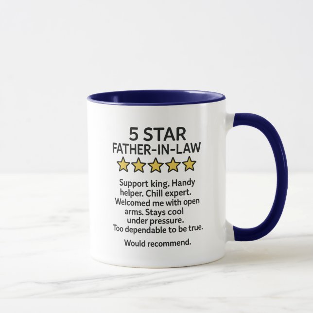 far-in-Law med 5 stjärnor Mugg (Höger)