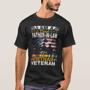 Far-in-law: Vietnam Veteran US Flagga T Shirt