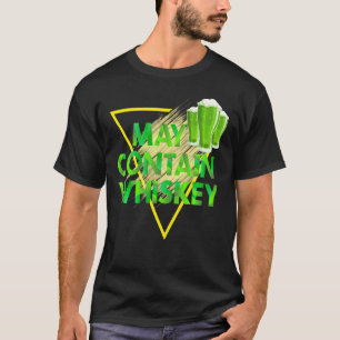 Får innehålla Whiskey Funny Irish Beer St. Patrick T Shirt