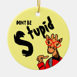 får inte julgransprydnad keramik