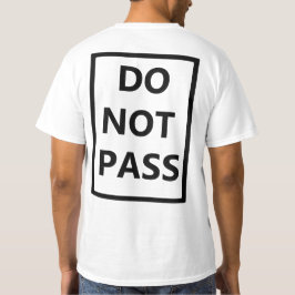 FÅR INTE PASS Running eller Tävling Shirt Tee Shirt
