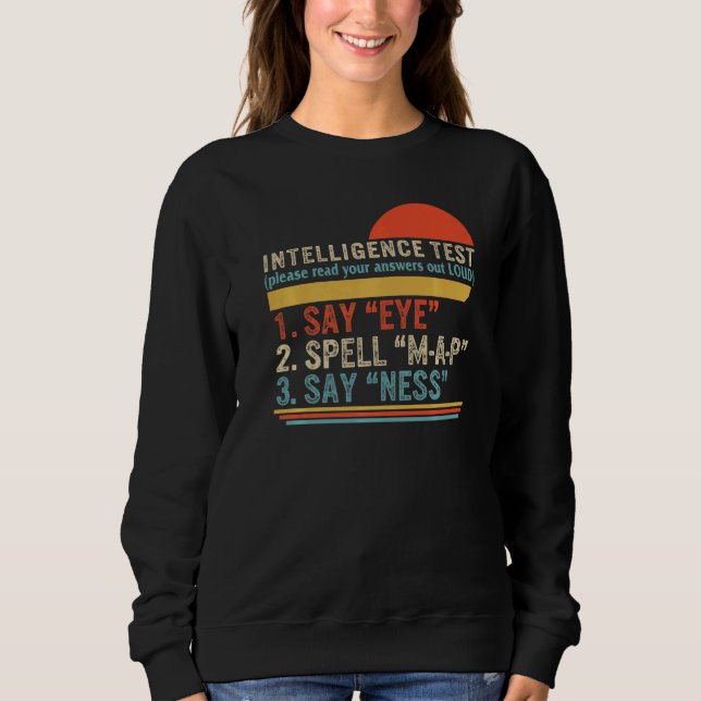Far Intelligence Test Responswers Loud Fars dag T Shirt (Framsida)