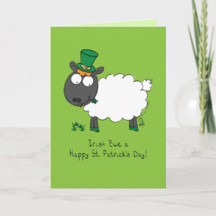Får Irish Funny St. Patrick's Day Kort