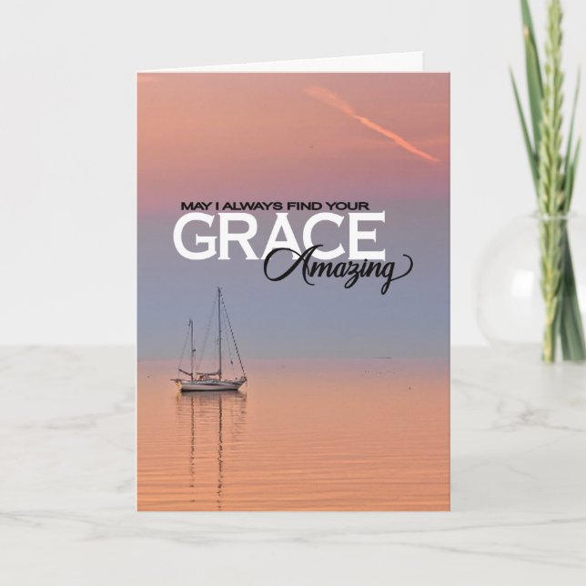 Får jag alltid hitta din Grace Fantastisk Christia Kort (Framsida)