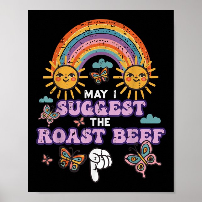 Får jag föreslå den rosta nötköttet roligt olämpli poster (Framsidan)