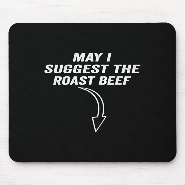 Får jag föreslå Roast Beef-noten? Musmatta (Framsidan)