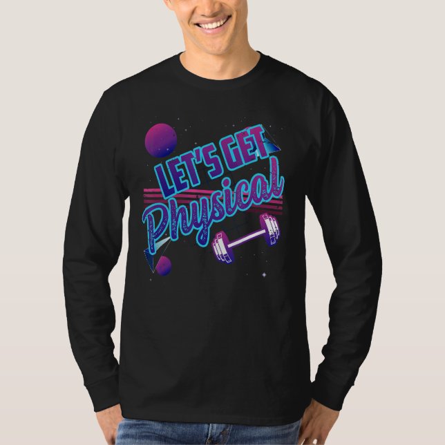 Får jag fysisk träning 80's Workout 3 T Shirt (Framsida)