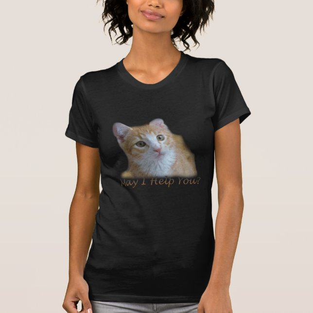 Får jag hjälpa dig? tee shirt (Framsida)
