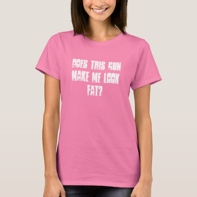 Får jag se tjock ut? t-shirt (Framsida)