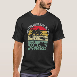 Får jag se trött Retro Pension? T Shirt
