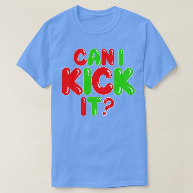 Får jag sparka den? t shirt (Design framsida)