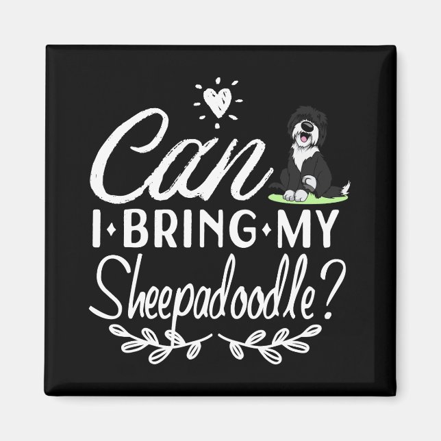 Får jag ta med mig Sheepadoodle - Sheepadoodle äls Magnet (Framsidan)