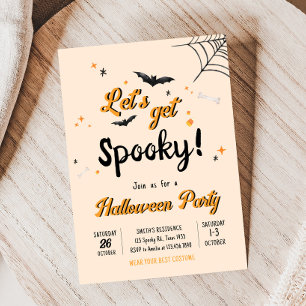 Får jag tala Roligt Halloween fest Inbjudningar