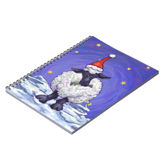 Får jul anteckningsbok (Vänstra Sidan)
