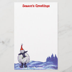 Får jul brevpapper
