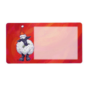 Får jul på rött fraktsedel