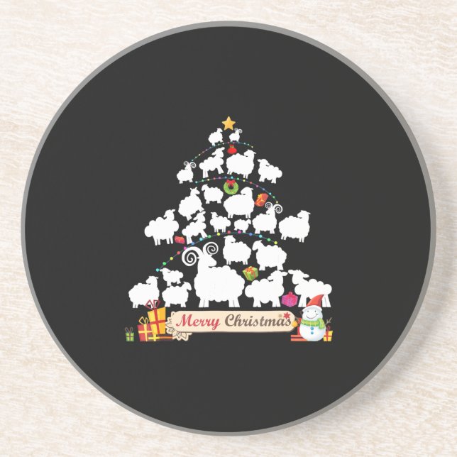 Får Julgran Gift | Praktiska julklappar Underlägg (Framsidan)