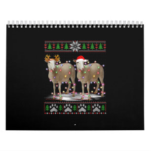 Får Julgran Ljus Santa Animal Gift Kalender